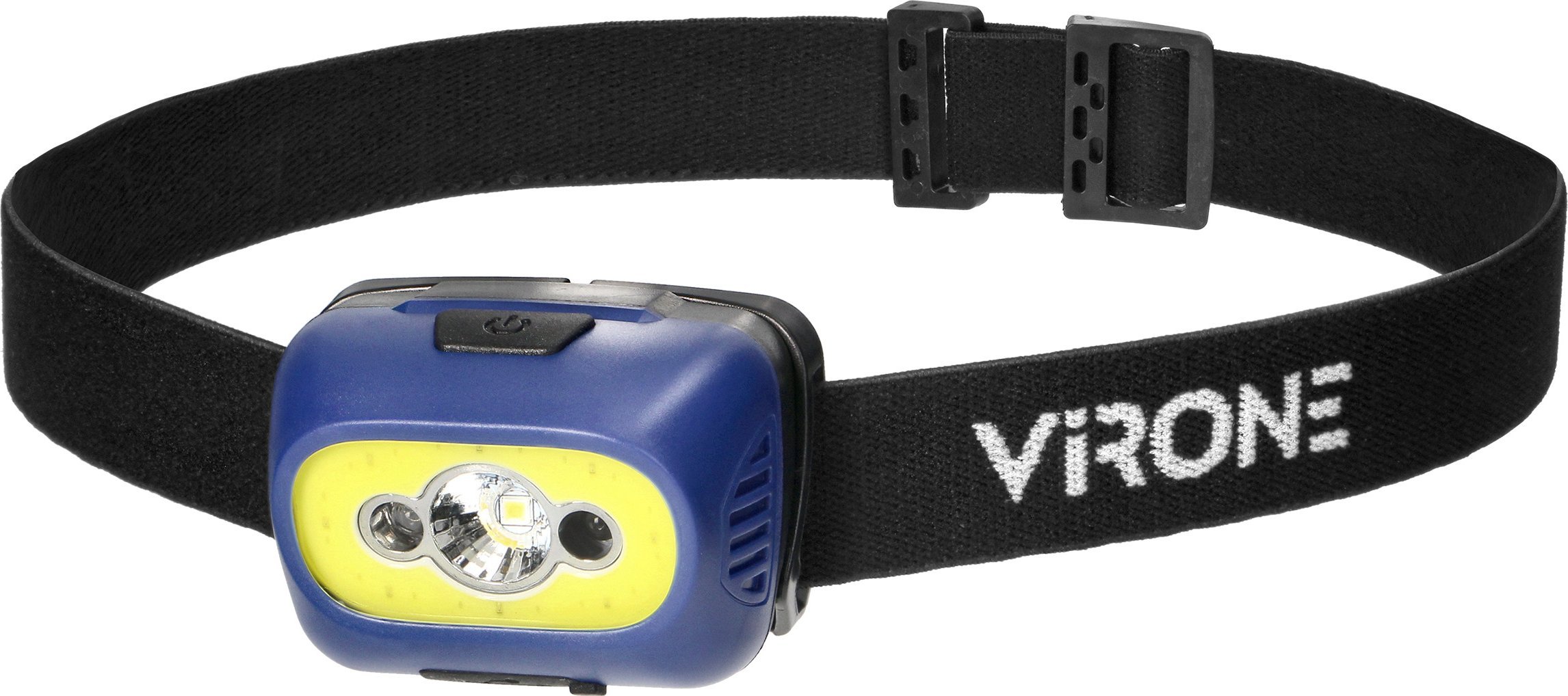 Latarka Orno Latarka czołowa COB LED z czujnikiem ruchu, akumulatorowa, niebieska