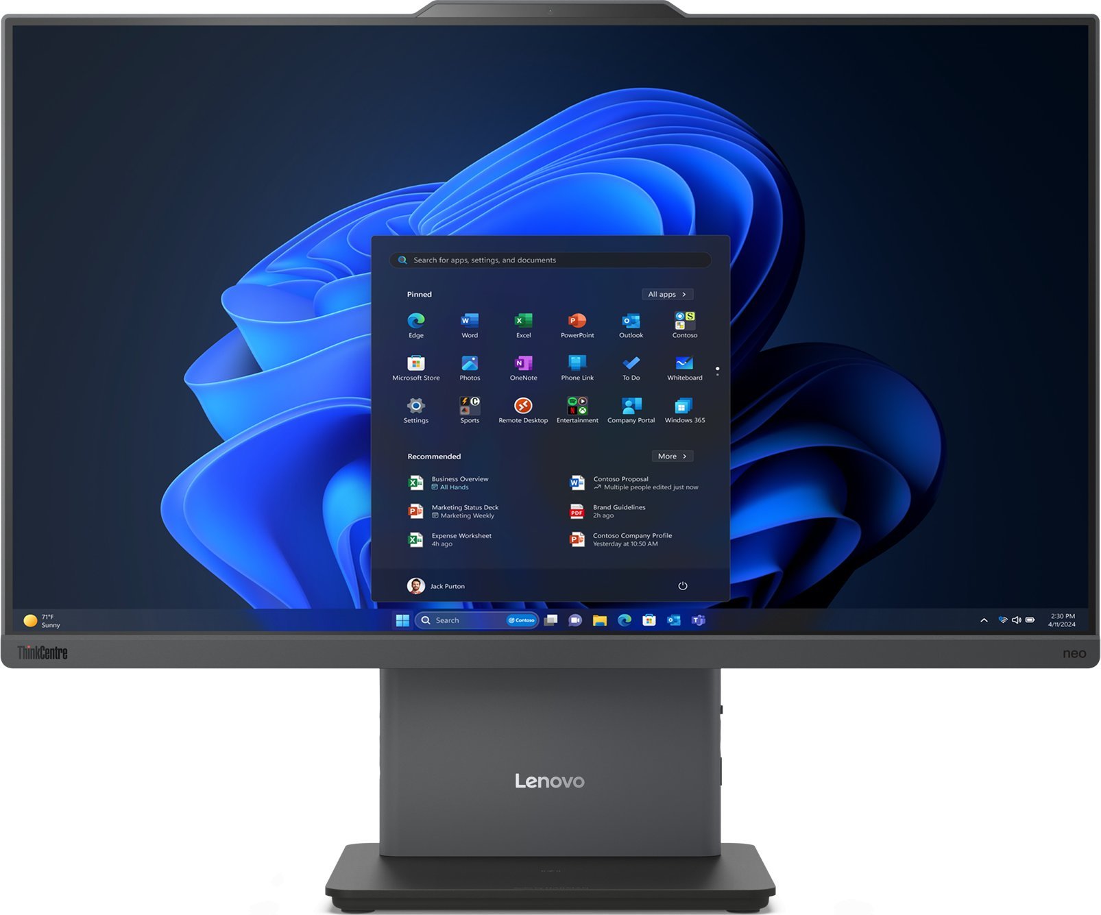 Komputer Lenovo Lenovo ThinkCentre Neo50a-24 G5 23,8" i5-13420H 16/512 FHD W11P