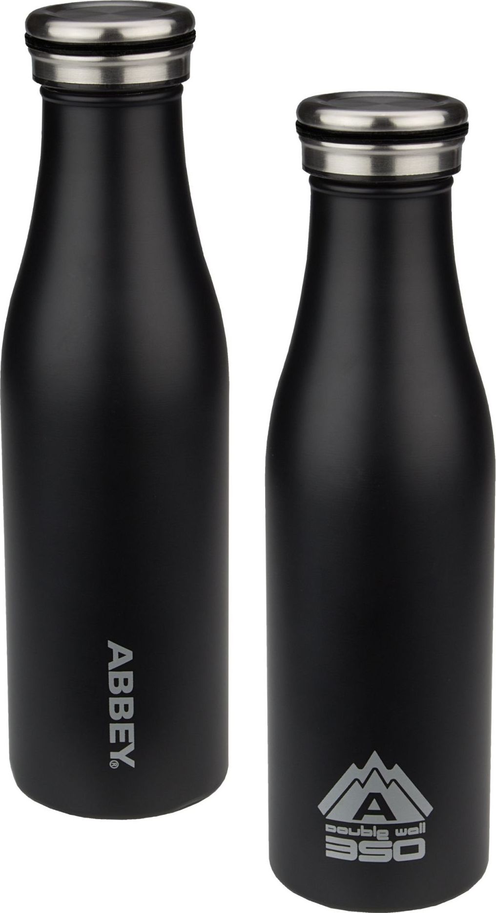 Abbey Butelka termiczna Victoria 450ml czarna