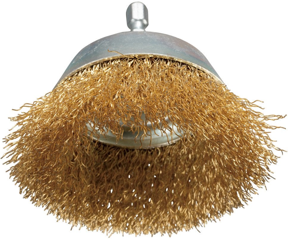 WIRE CUP BRUSH (BRASS COATED)