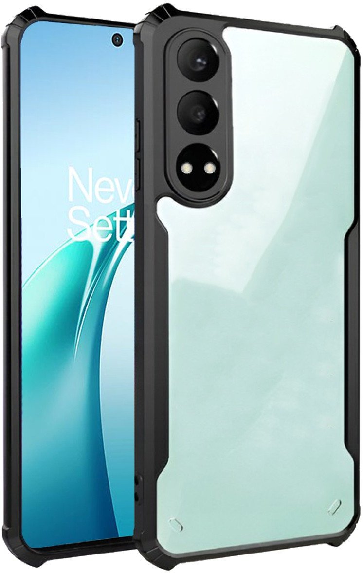 Etui pancerne Supero Corner-X do OnePlus Nord CE4 Lite, przezroczysto-czarne