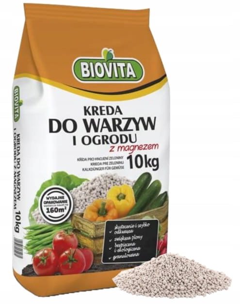 Kreda do warzyw i ogrodu 10 kg Nawóz wapniowy z magnezem