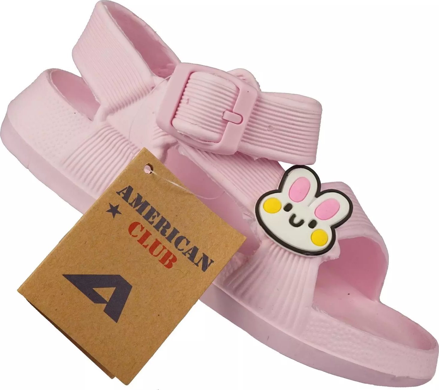 American Club Dziecięce sandały piankowe American Club NH-146/24 różowe 31