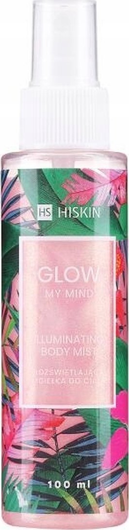 Hiskin Glow My Mind rozświetlająca Mgiełka do ciała pink 100ml