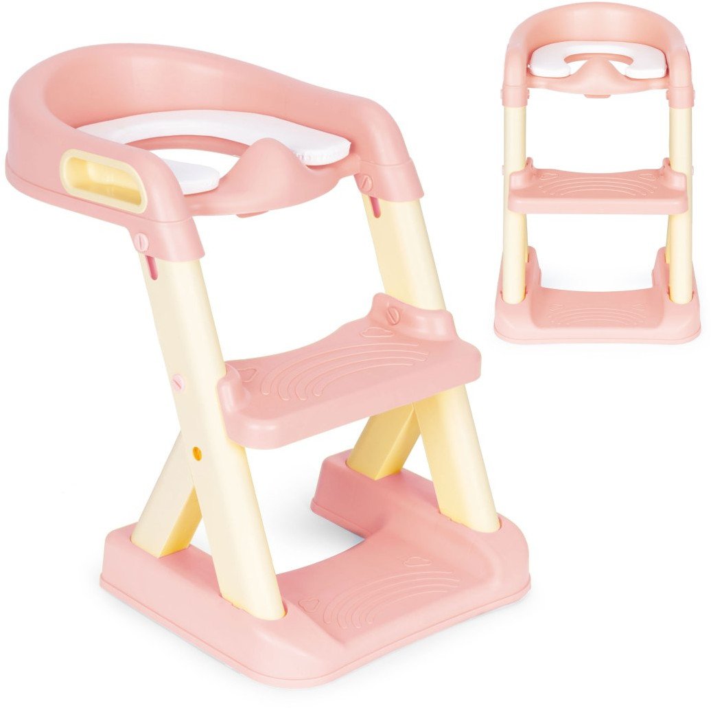 Nakładka na toaletę ze schodkami drabinką dla dzieci ECOTOYS