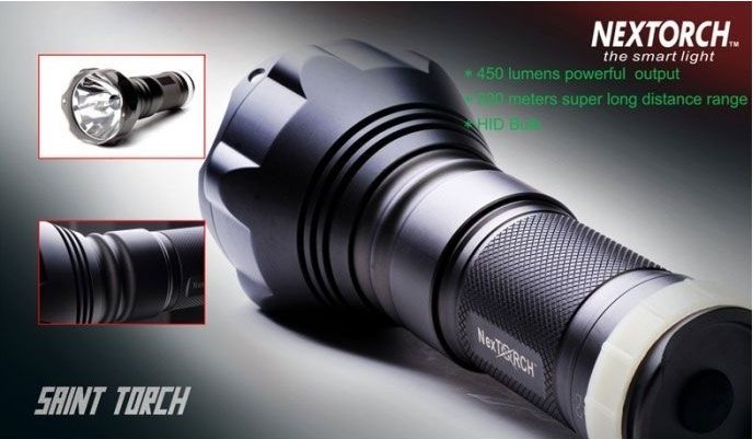 Latarka NEXTORCH Nextorch SAINT TORCH Ricaricabile 450 Lumens HID