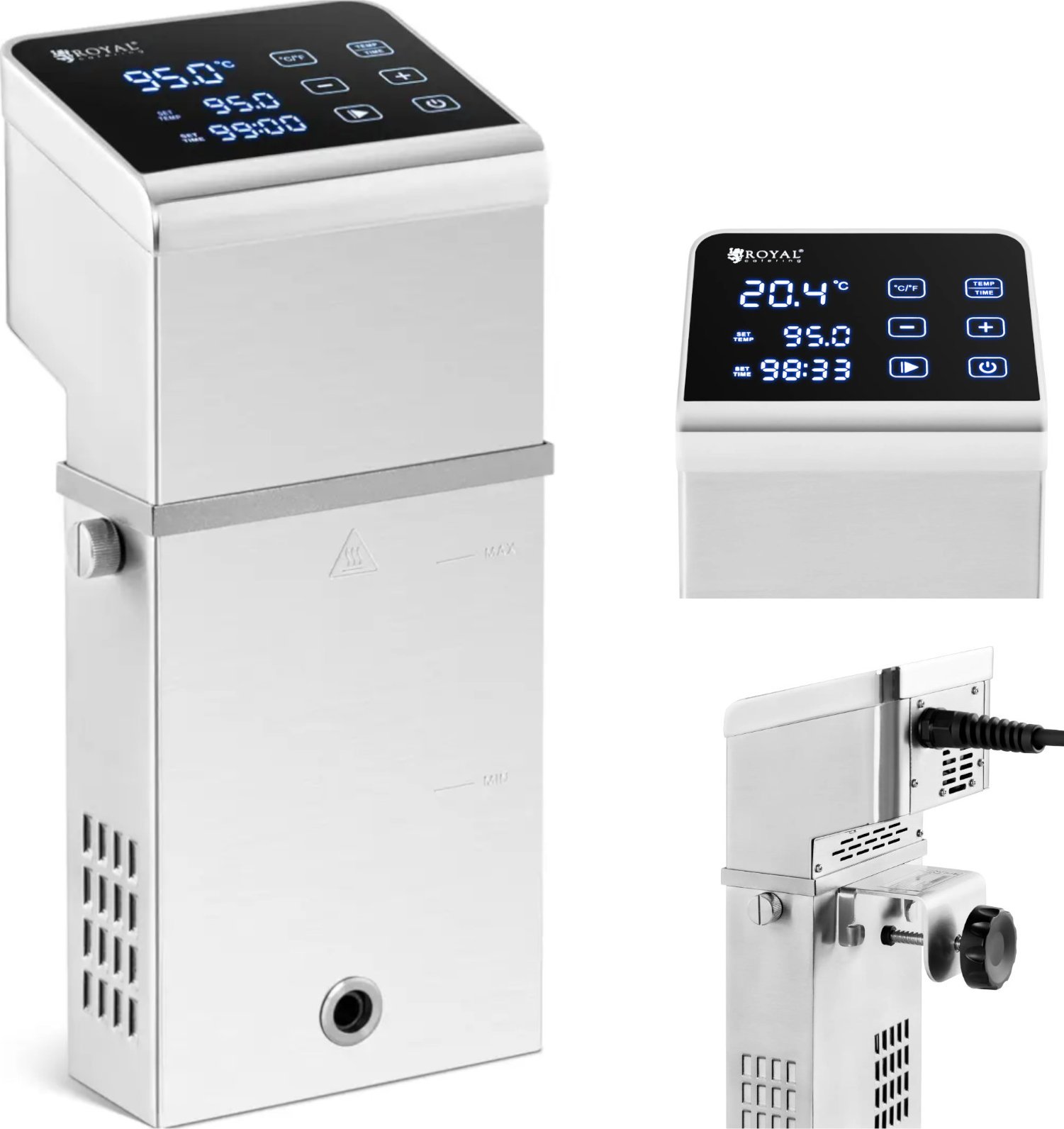 Royal Catering Cyrkulator do gotowania sous-vide 80 l 2300 W Cyrkulator do gotowania sous-vide 80 l 2300 W