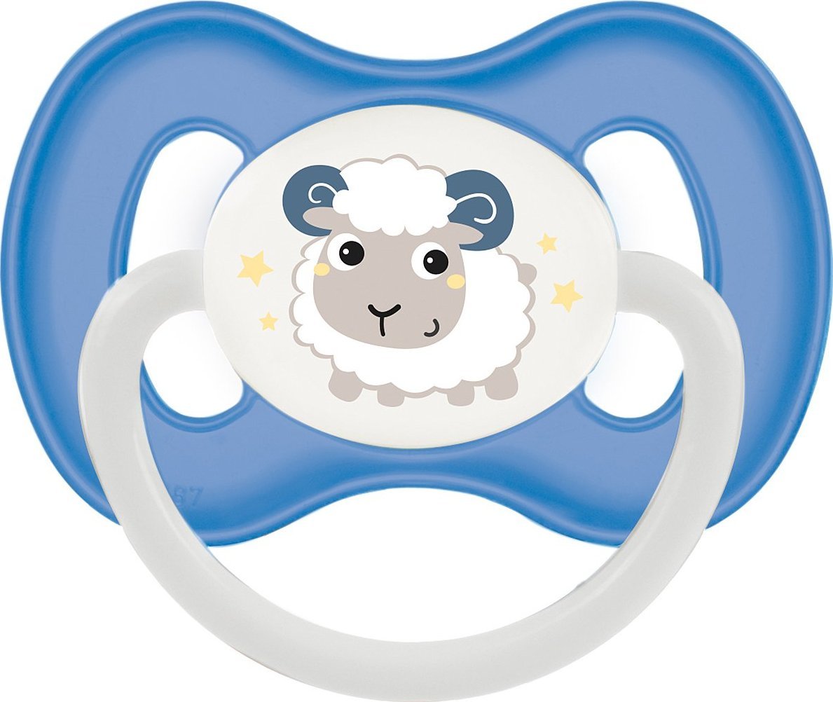 Canpol Smoczek symetryczny 0-6 m niebieski Bunny Company 23/268 Canpol babies