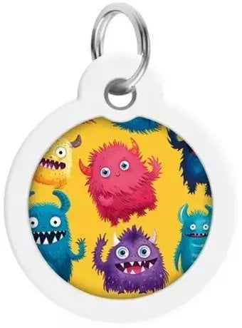 WAUDOG Smart ID Adresówka Dla Psa Koło Potworki 24mm