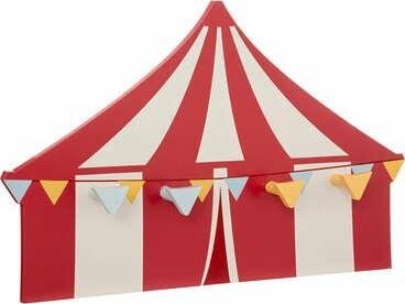 Atmosphera Wieszak Circus 4 haki czerwono-beżowy