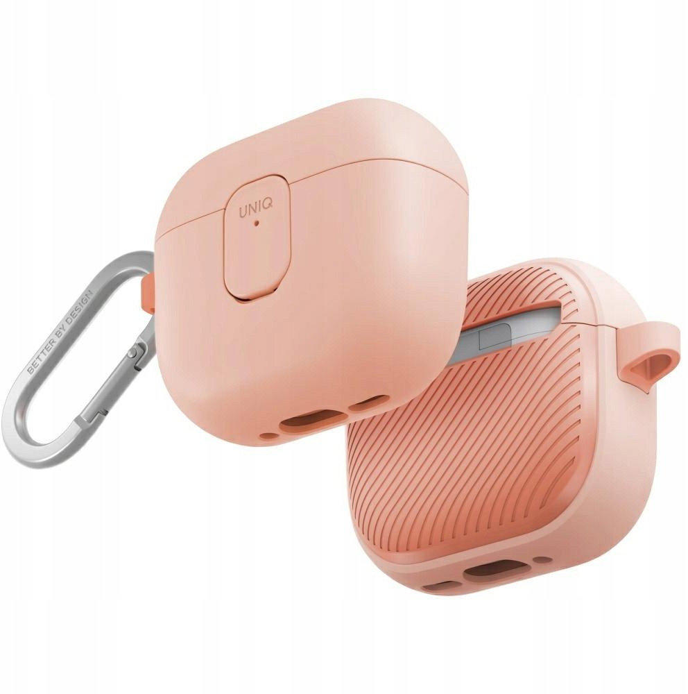 Etui UNIQ Clyde do Apple AirPods 4 Lock Case różowy
