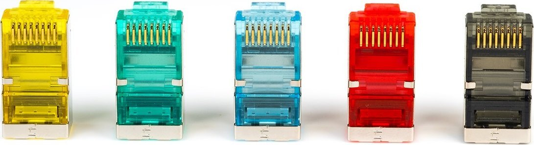 NetRack Wtyk RJ45 FTP STP kat. 5e, linka, Netrack, kolor MIX (100 szt)