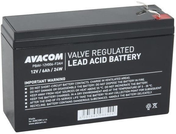 Avacom baterie HighRate, 12V, 6Ah, PBAV-12V006-F2AH