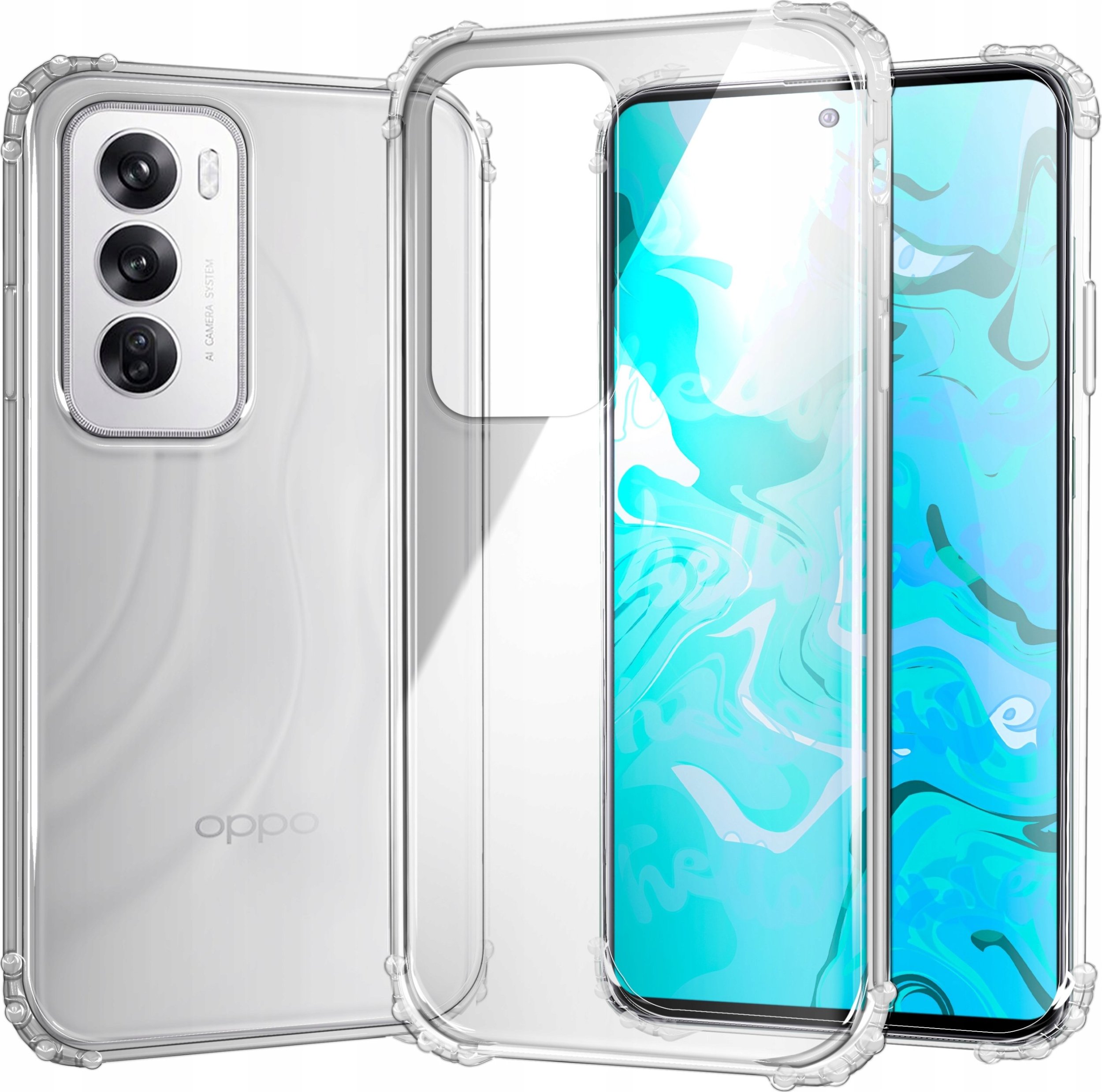 Hello Case ETUI PANCERNE DO OPPO RENO12 | CASE SILIKON GUMOWE SLIM ANTI SHOCK