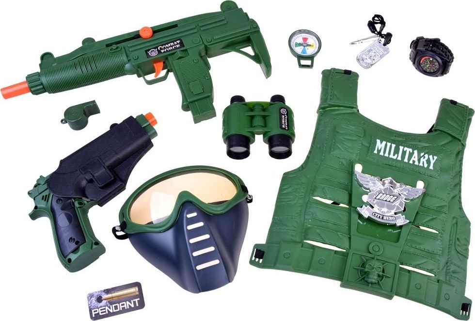 Jokomisiada Zestaw dla żołnierza wojskowa kamizelka ZA2985