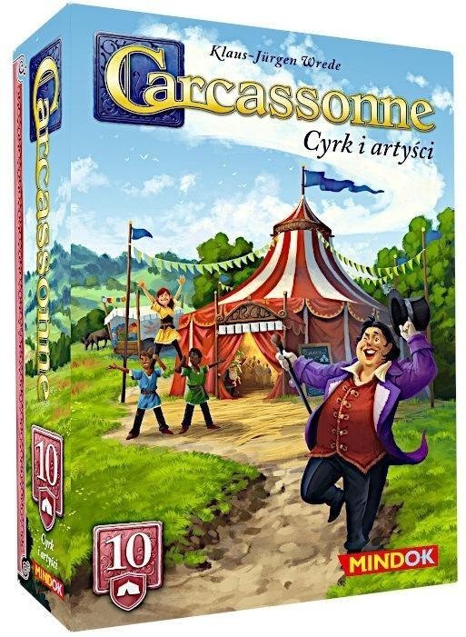 Bard Dodatek do gry Carcassonne: Cyrk i artyści (trzecia edycja)