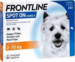 Frontline Frontline Spot-On dla Psów Małych Ras 2 - 10 kg S 3 Pipety