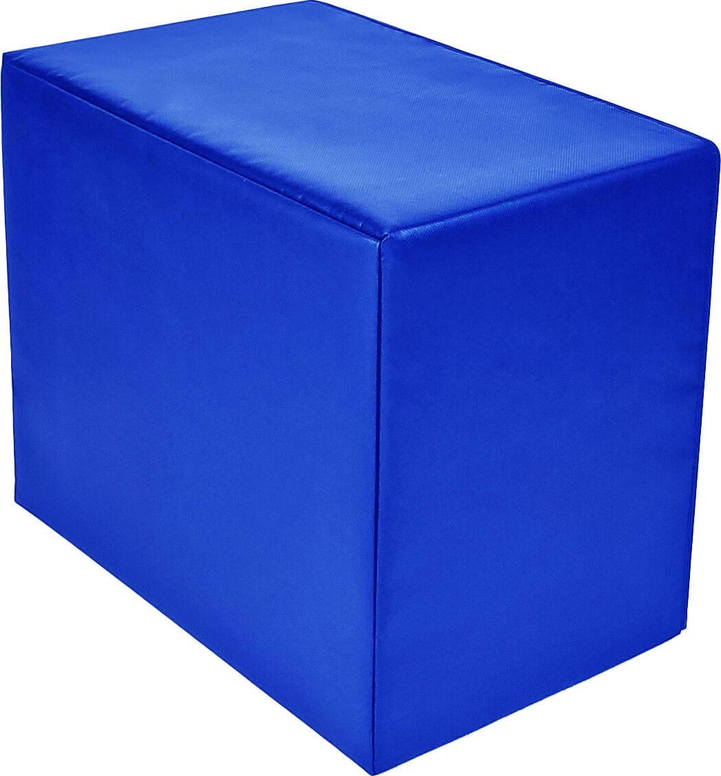 UnderFit Skrzynia plyometryczna Soft Box UNDERFIT 50 x 40 x 30 cm niebieska