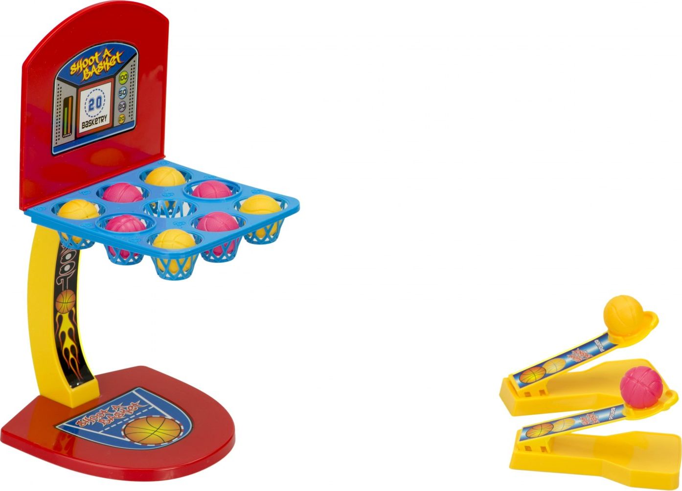 Ikonka Gra zręcznościowa mini koszykówka