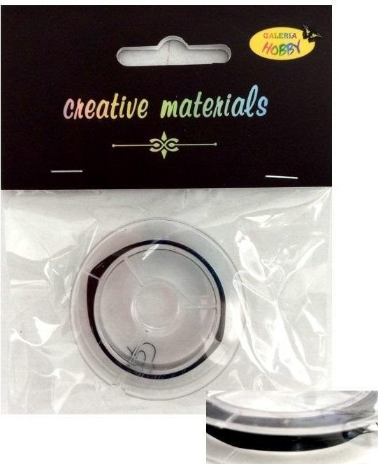 Drut miedziany 0.3mm 10mb czarny