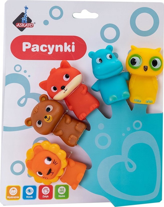 Askato Pacynki na palce - Zwierzątka