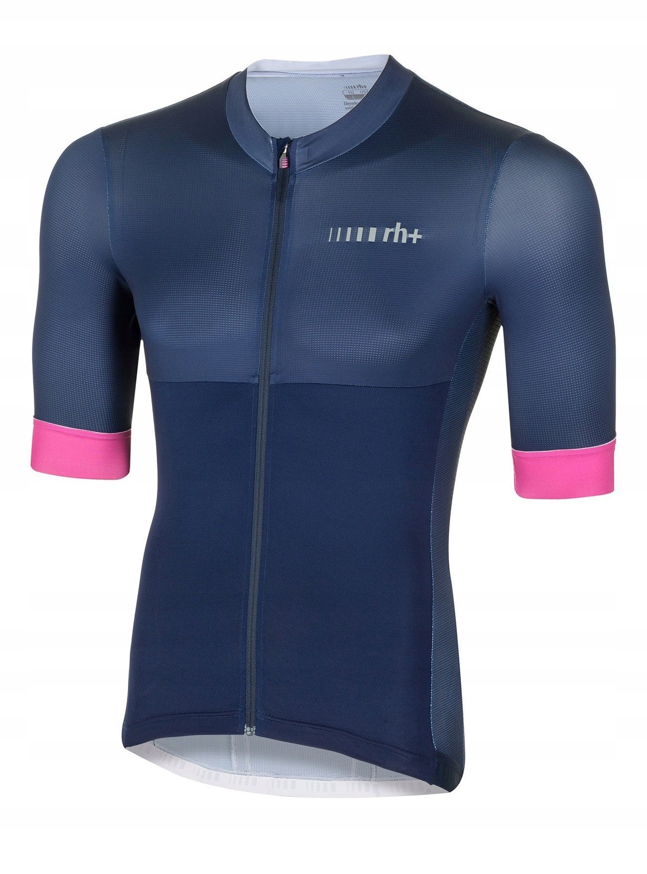 Koszulka rowerowa zeroRH+ Logo DARK BLUE/FUCSIA - L