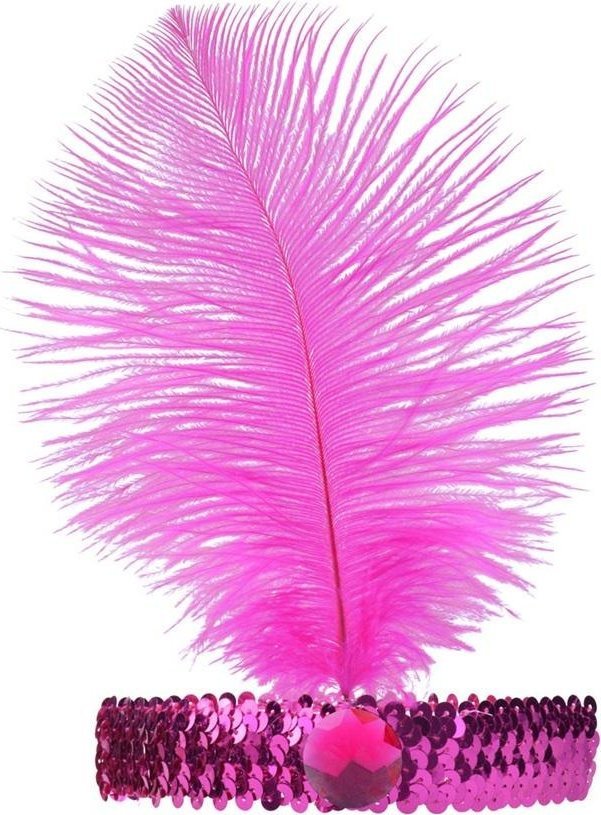 Opaska charleston różowa