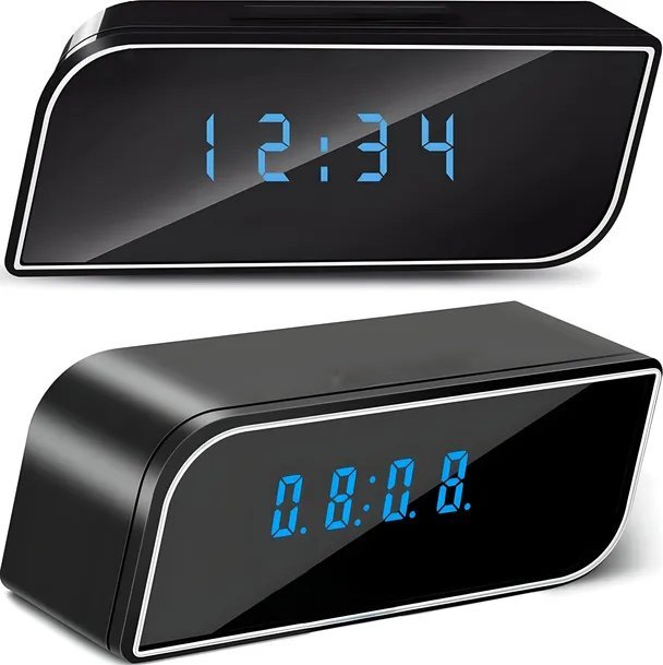 Retoo ZEGAR Z UKRYTA MINI KAMERA SZPIEGOWSKA WiFi BUDZIK