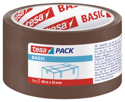 Tesa Taśma pakowa BASIC brązowa 40m 45mm (H5857500)