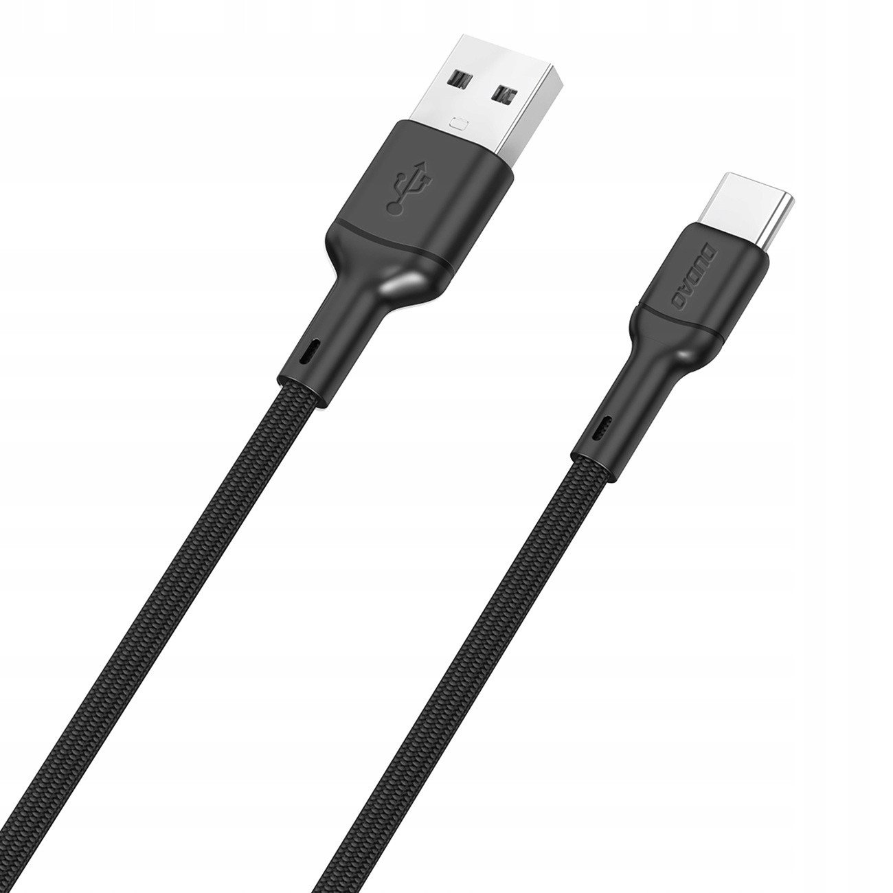 Kabel USB Dudao USB-A - USB-C 1 m Czarny (6976625335541)