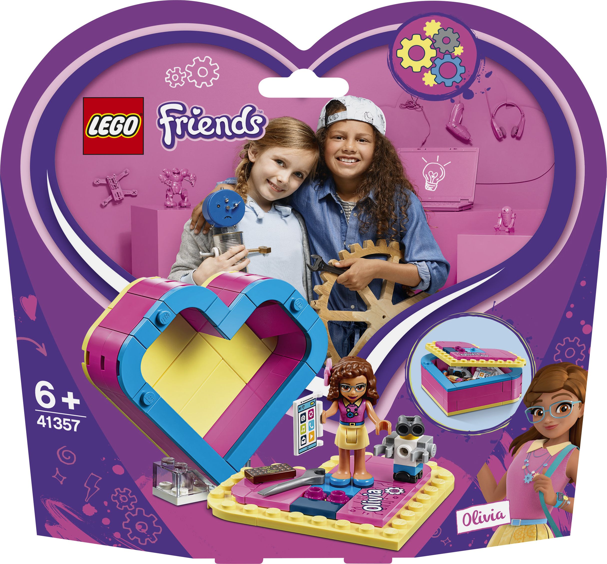 LEGO Friends Pudełko w kształcie serca Olivii (41357)