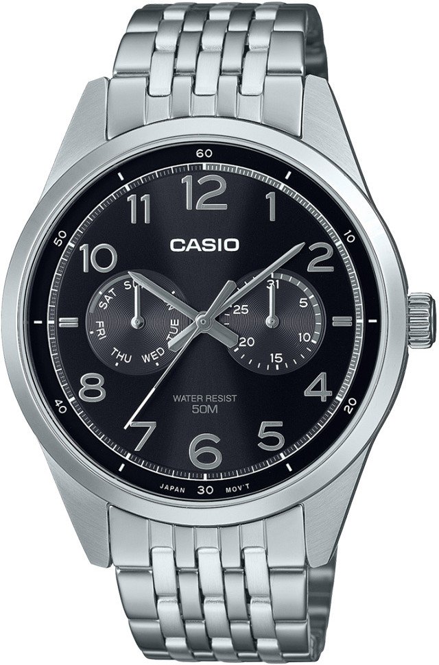 ZEGAREK MĘSKI CASIO MTP-E340D-1A (zd264a) + BOX