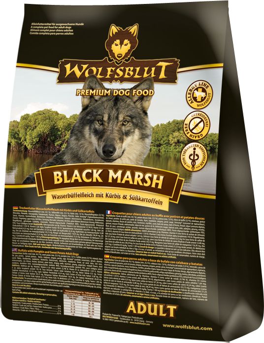Wolfsblut Dog Black Marsh - bawół i dynia 500g