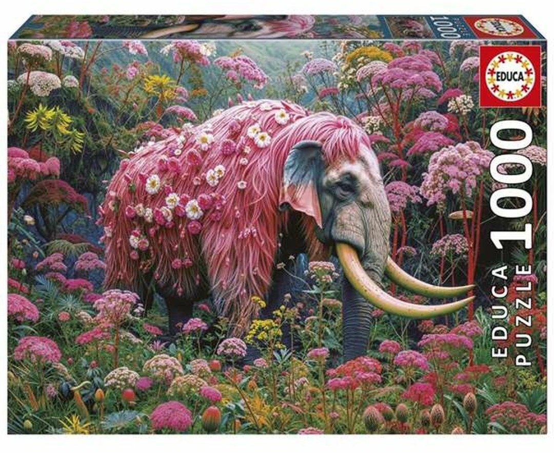Układanka puzzle Educa Floral Elephant