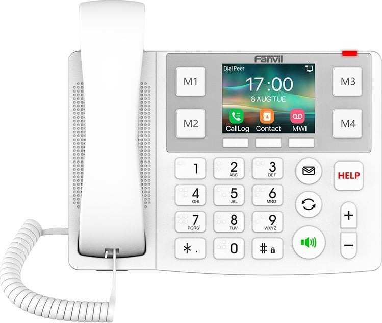 Telefon Fanvil Fanvil X7A telefon VoIP Biały 2 linii LCD Wi-Fi
