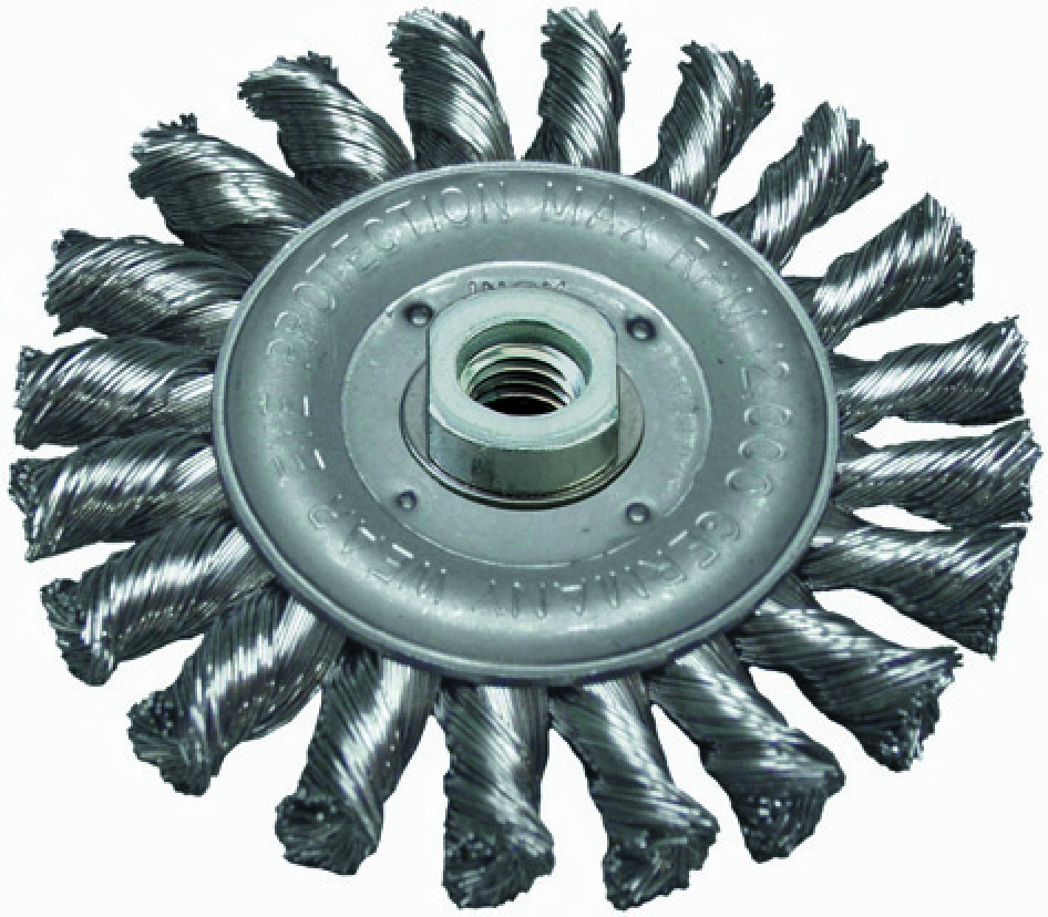 Abraboro Szczotka tarczowa 125mm z otworem 22,2mm splatana (AB90416421)