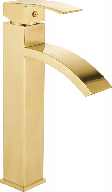 Bateria umywalkowa Mexen Libra stojąca złoty