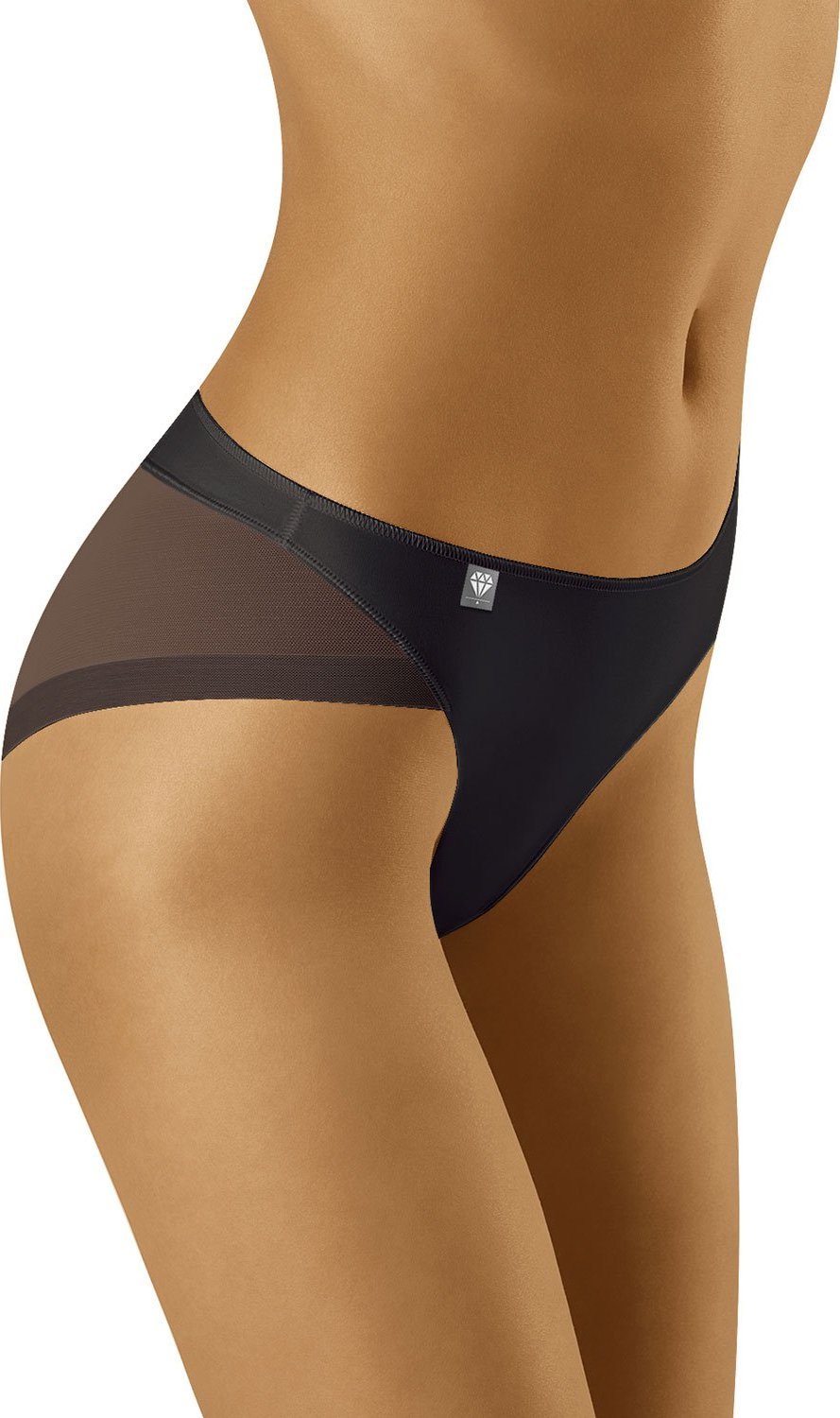 Wolbar Wol-Bar Diamond 3517 czarny XL Majtki figi