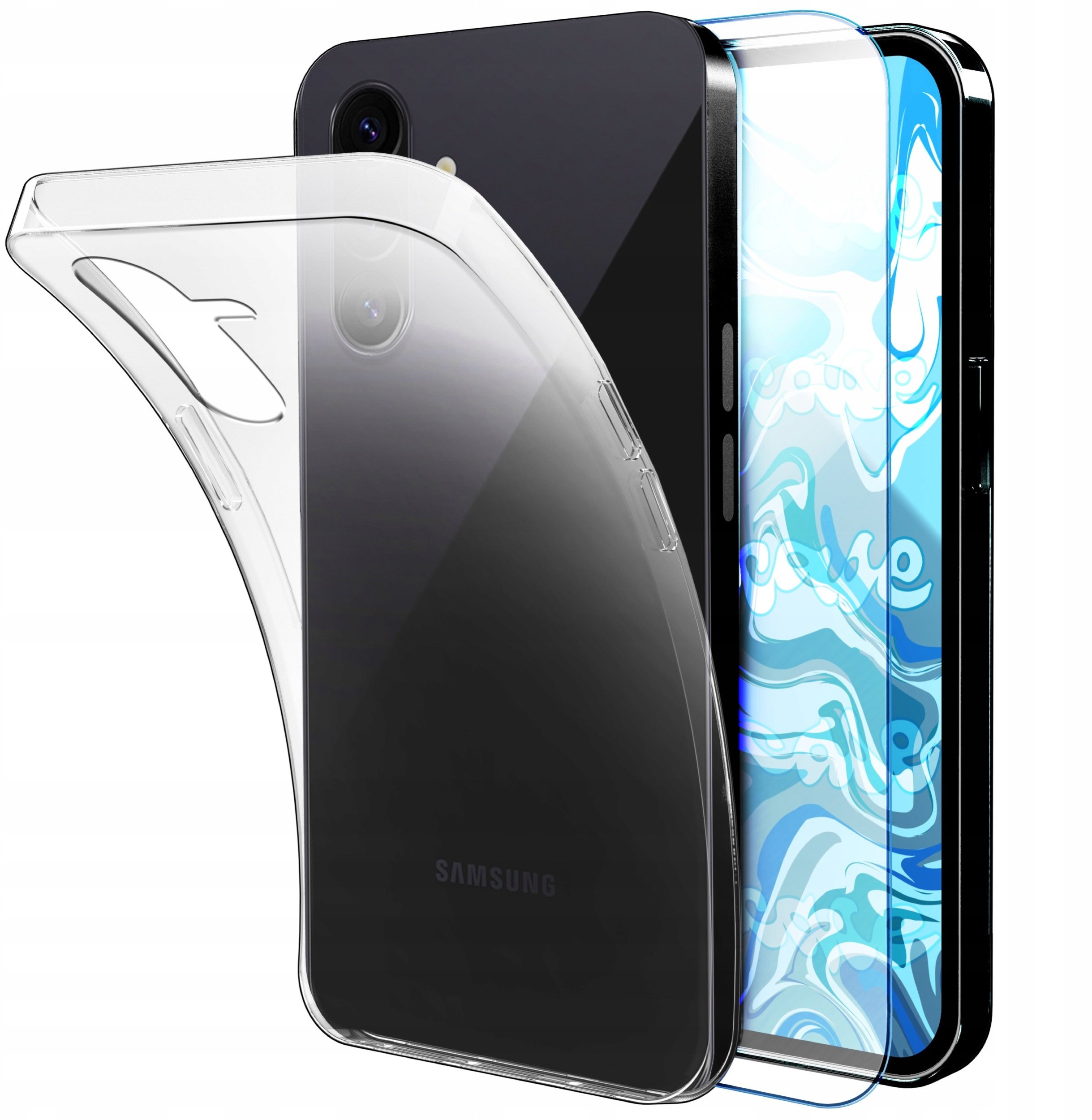 Etui Do Samsung Galaxy A36 5G / A56 5G (Przezroczyste, Silikonowe) Szkło