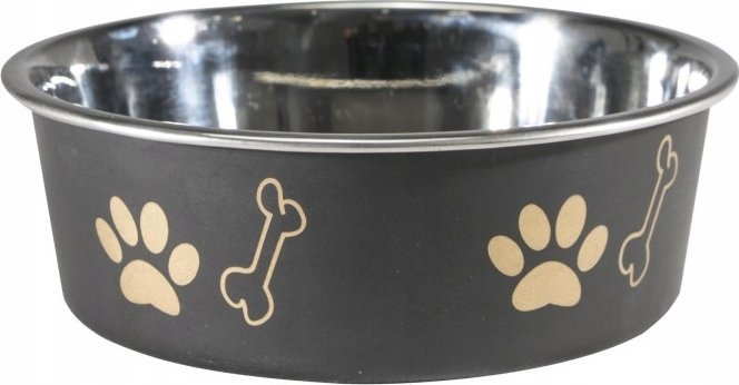 Barry King Miska antypoślizgowa z nadrukiem, czarna, M (0,45 l)