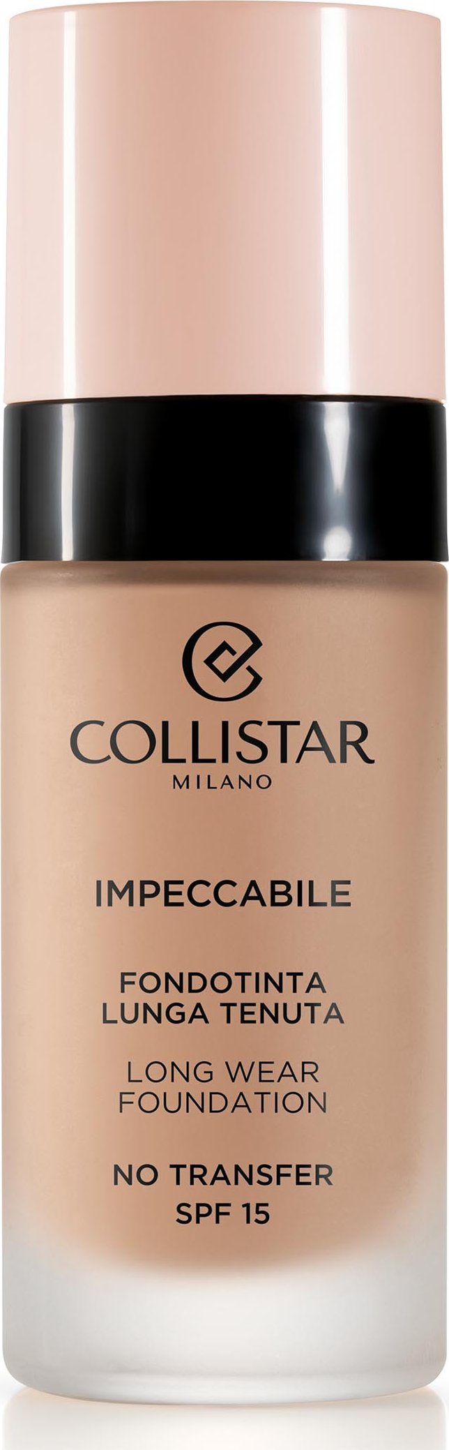 Collistar COLLISTAR IMPECCABILE LONG WEAR FOUNDATION SPF 15 4R - PINK SAND 30ML