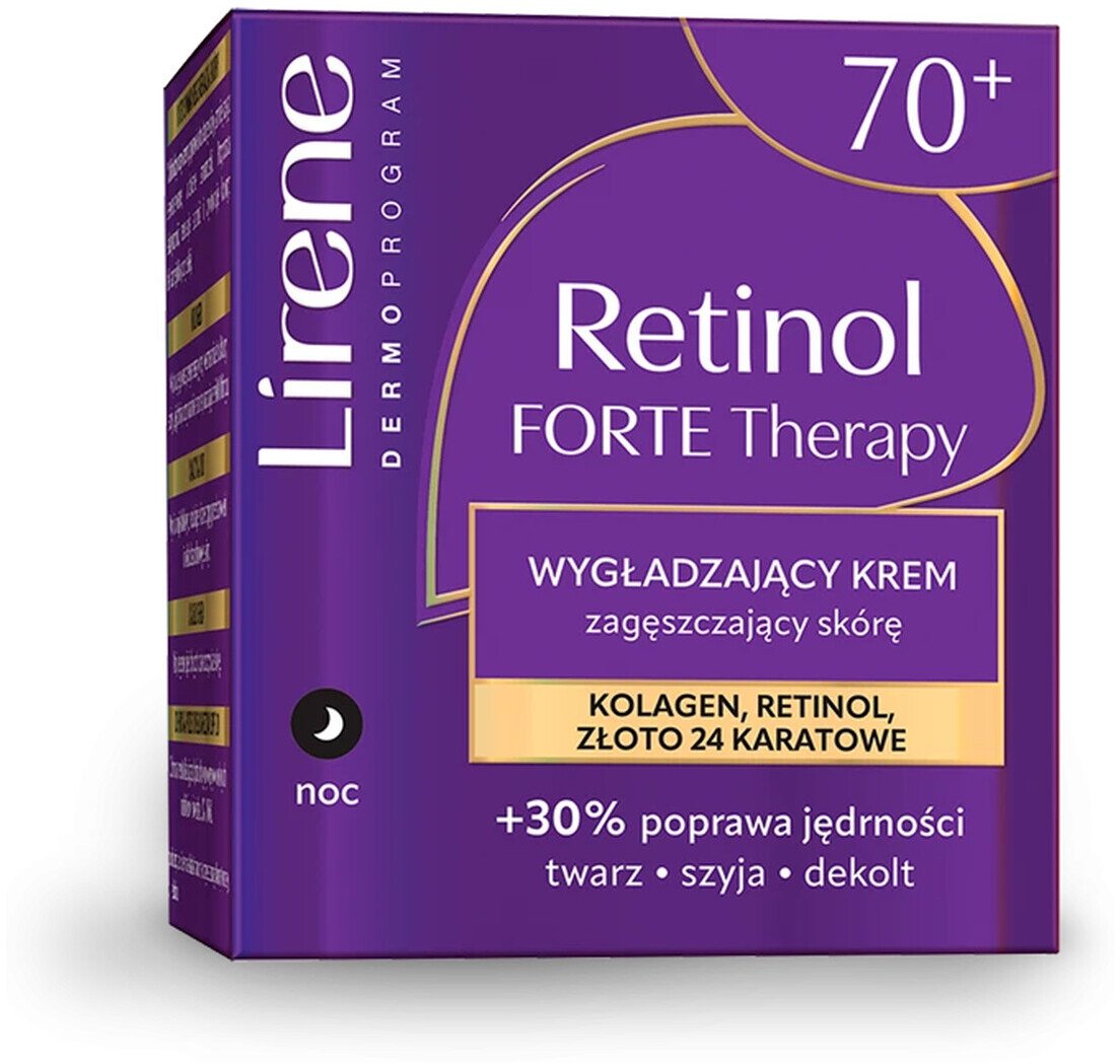 Lirene Wygładzający krem zagęszczający skórę na noc 50ml