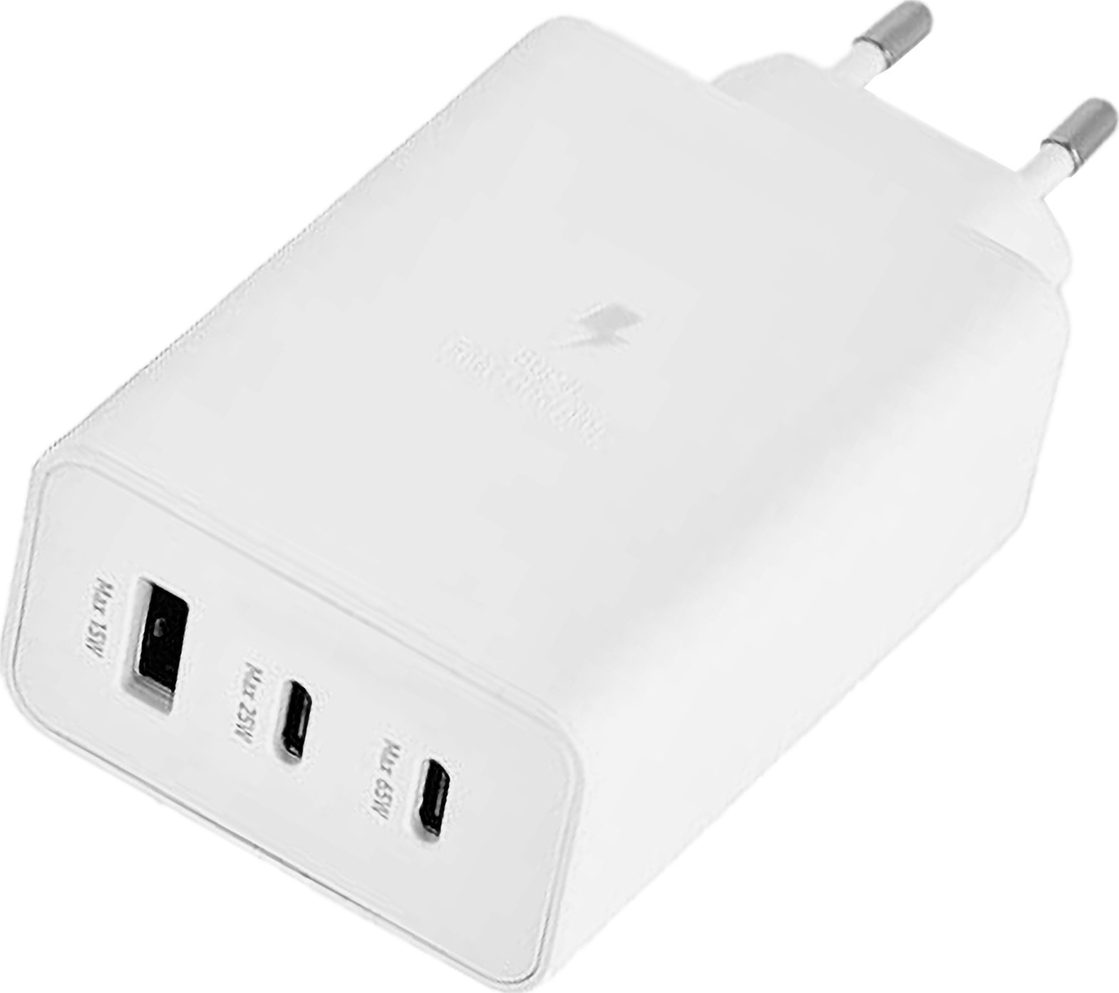 Ładowarka Denmen ŁADOWARKA SIECIOWA PD 2xUSB-C 1xUSB DENMEN EP-T6530 65W BIAŁA BULK (45)