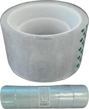 Taśma klejąca 24mmx10m transparentna (6szt)