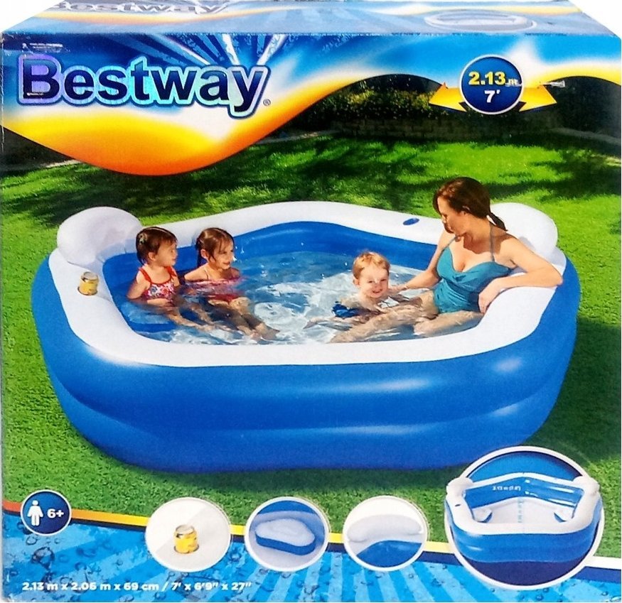 Bestway Dmuchany basen - Bestway 69x206x213cm - 575L