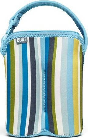 Built Built Bottle Buddy - Termoopakowanie Do Butelek Podwójne (baby Blue Stripe)