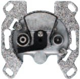 Hager Gniazdo antenowe podwójne przelotowe RTV mechanizm - 53455211