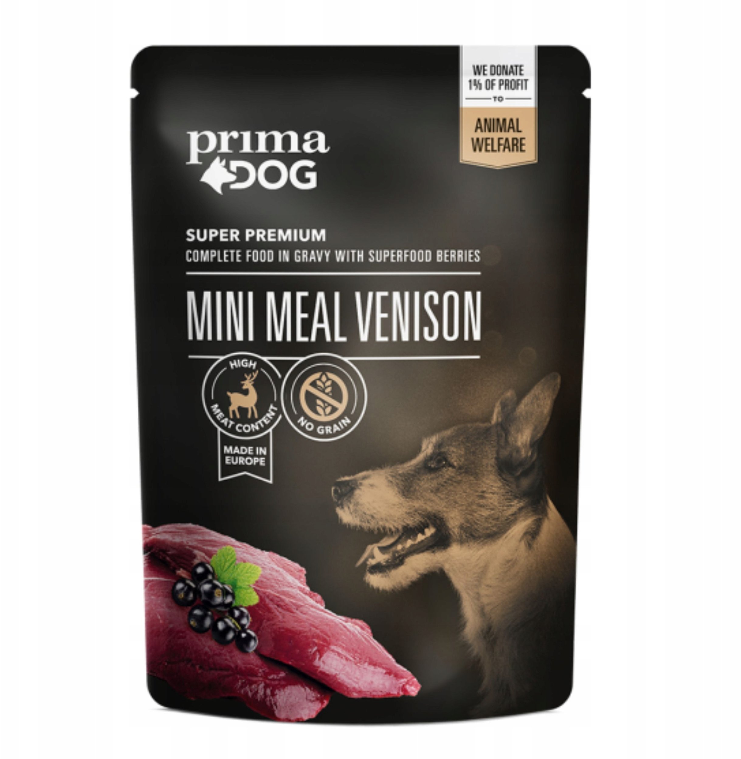 DOG FOOD MINI MEAL VENISON 85G