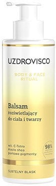 Uzdrovisco,Body & Face Ritual, Balsam rozświetlający do ciała i twarzy, 200 ml