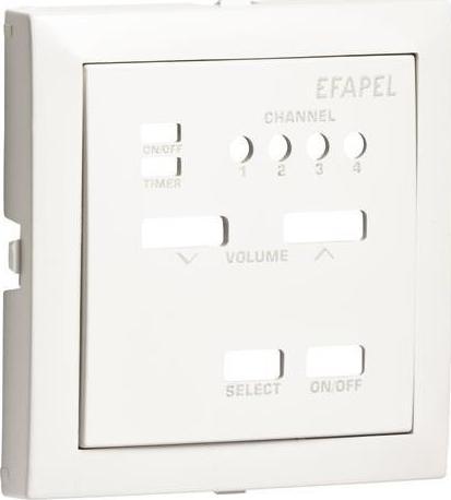 Efapel EFAPEL BASE ELEMENT CENTRALNY DO STEROWNIKA DŹWIĘKU MONO BIAŁY 90704 TBR